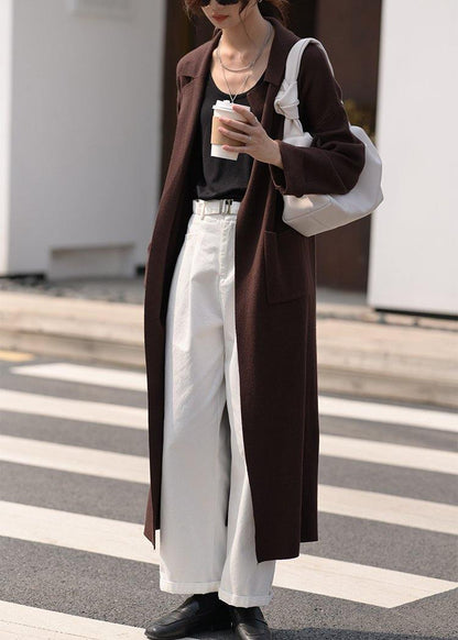 Pullover chocolate plus size patchwork knit sweat tops
