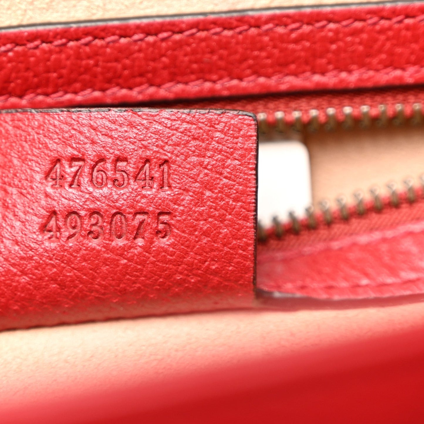GG Supreme Monogram Small Queen Margaret Top Handle Bag Red