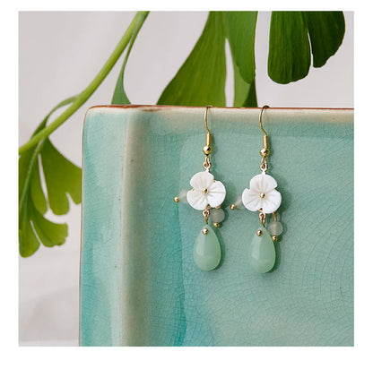 Temperament Retro Earrings Forest Simple Tassel Earrings