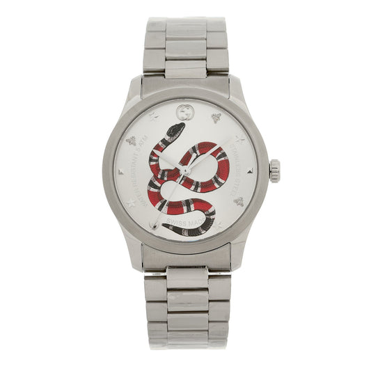 Stainless Steel 38mm G-Timeless Snake Quartz Watch