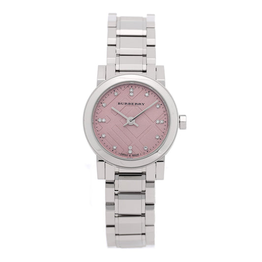 Stainless Steel Diamond 26mm Quartz Watch Pink BU9223