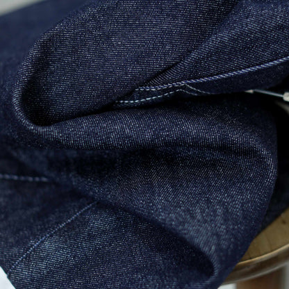 Autumn Casual Navy Cotton Jeans For Women