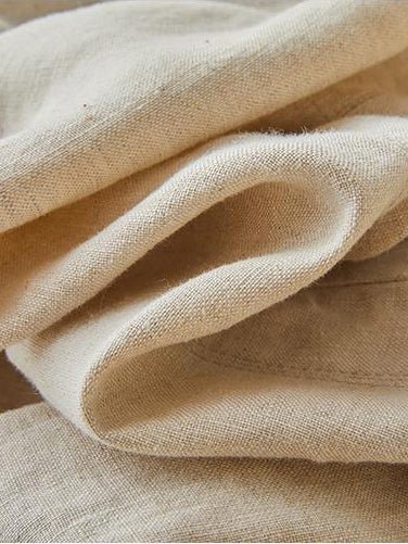 100% Linen Solid Color Versatile Art Casual Pants