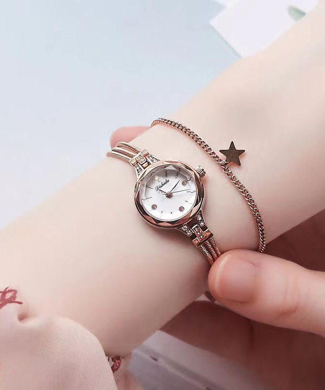 Vogue Blue Alloy Tempered Glass Watches