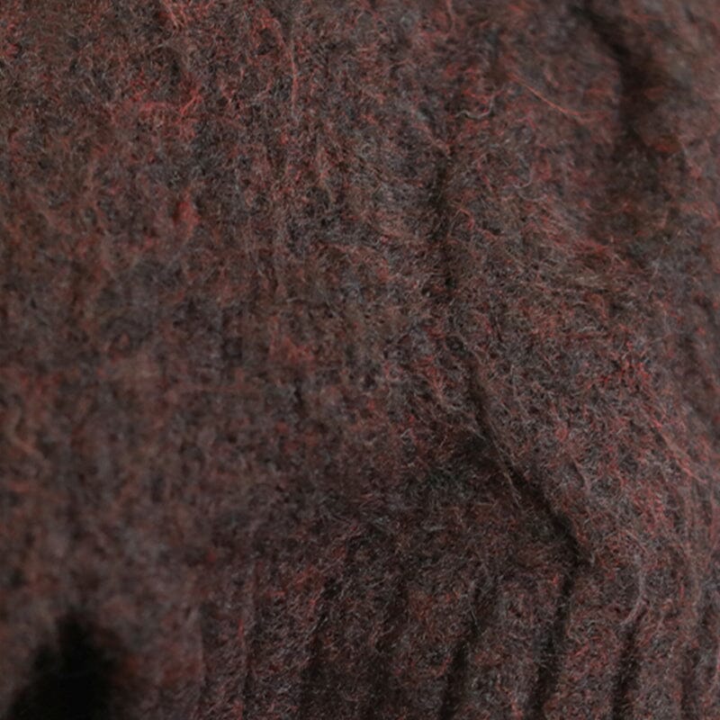 Women Autumn Winter Solid Loose Knitted Sweater