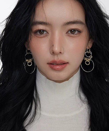 2025 New Sterling Silver Asymmetrical Hoop Earrings