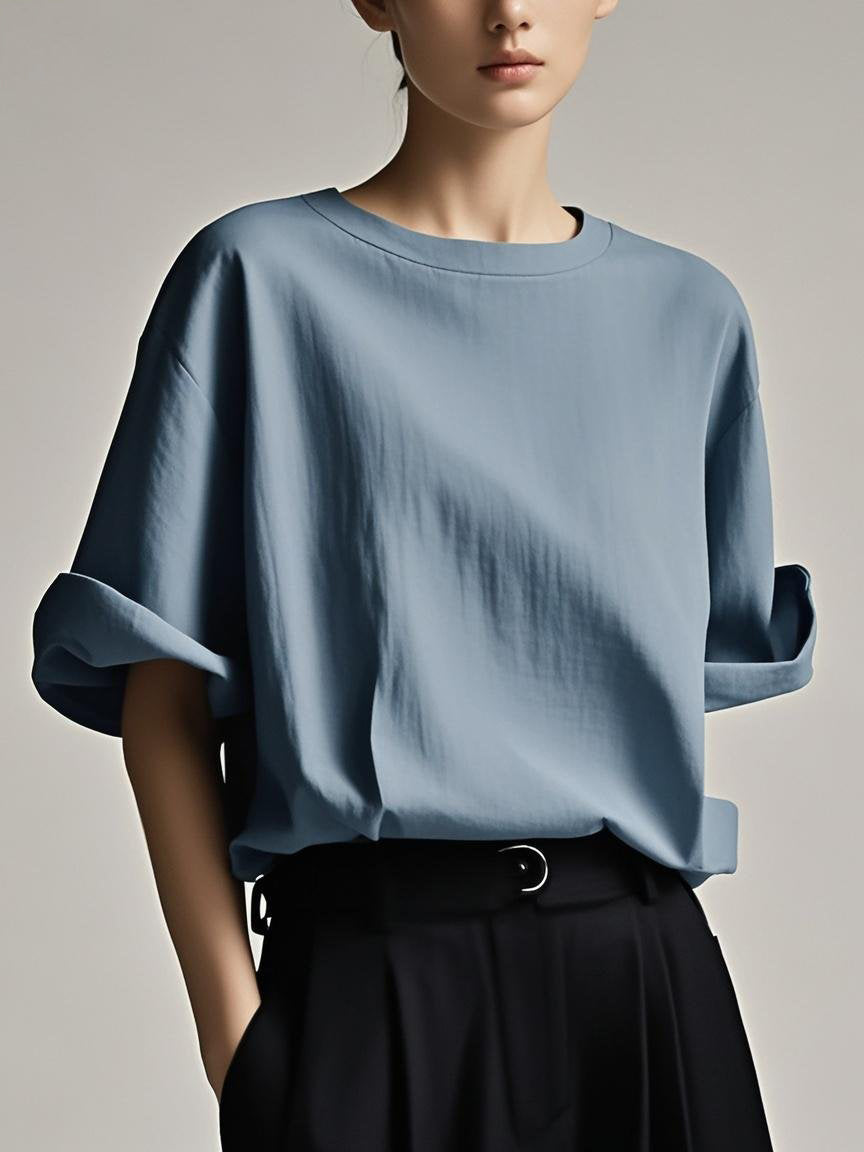Fitted grey Patchwork Cotton Tank Summer