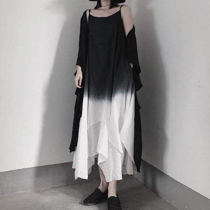 Double layer irregular swing suspender