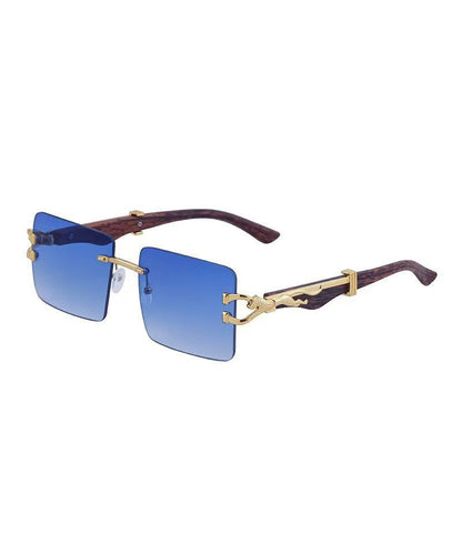 Fashion Black Boutique Rimless Sunglasses