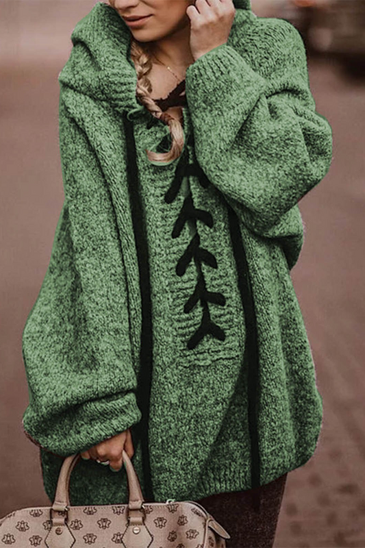 Warm Strapped Thick Knitted Sweater