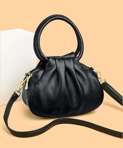 DIY Mulberry Solid Durable Faux Leather Tote Handbag