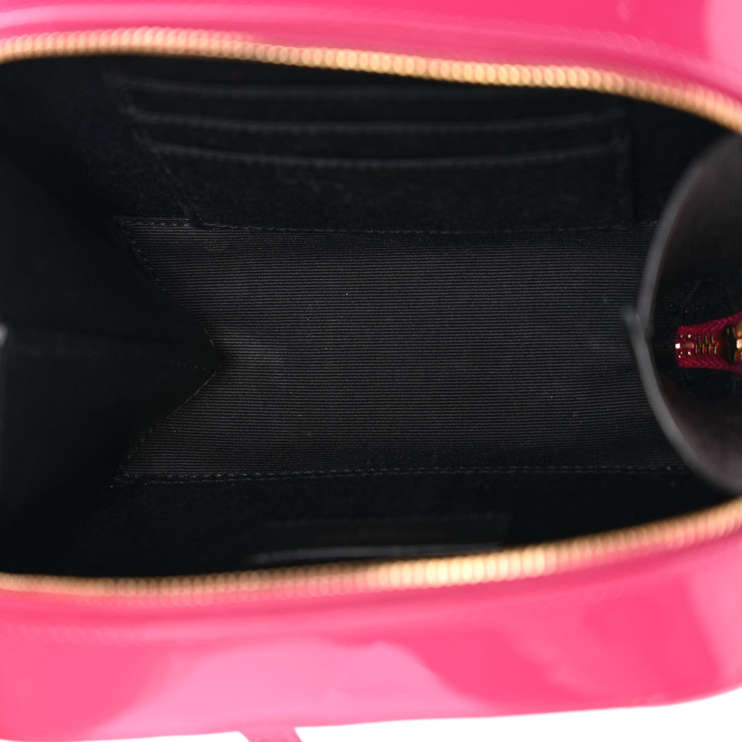 Patent Matelasse Monogram Toy Vicky Camera Bag Freesia