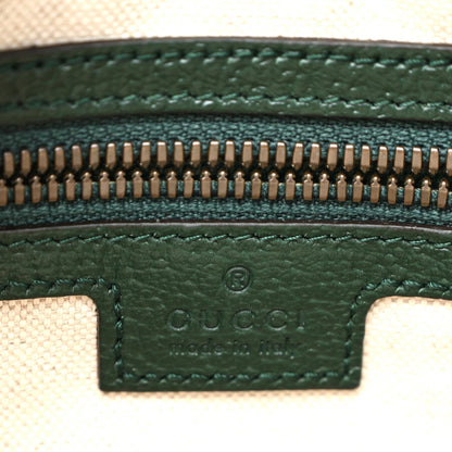 Monogram GG Mignon Textured Dollar Calfskin GG Supreme Monogram Quilted Mini GG Belt Bag Green Beige Ebony