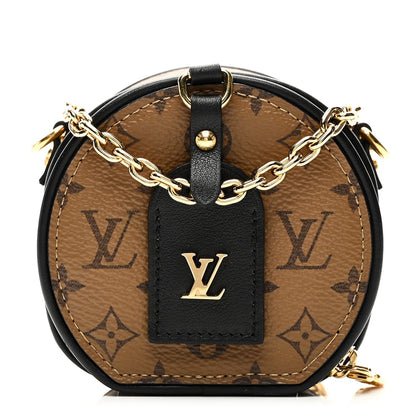 Reverse Monogram Boite Chapeau Necklace
