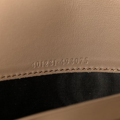 GG Supreme Monogram Mini Dionysus Chain Wallet Beige Taupe