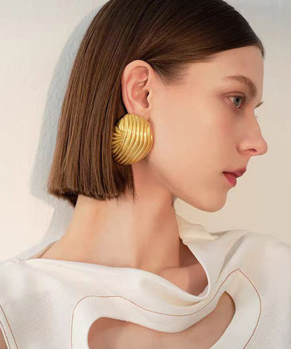 Original Design Chic Metal Stud Earrings