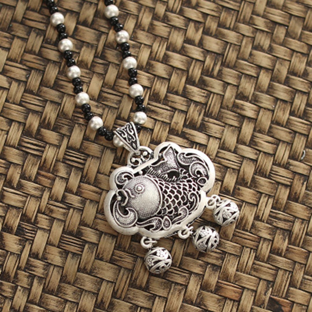 Ethnic style With Imitation Silver Pendant For Necklaces