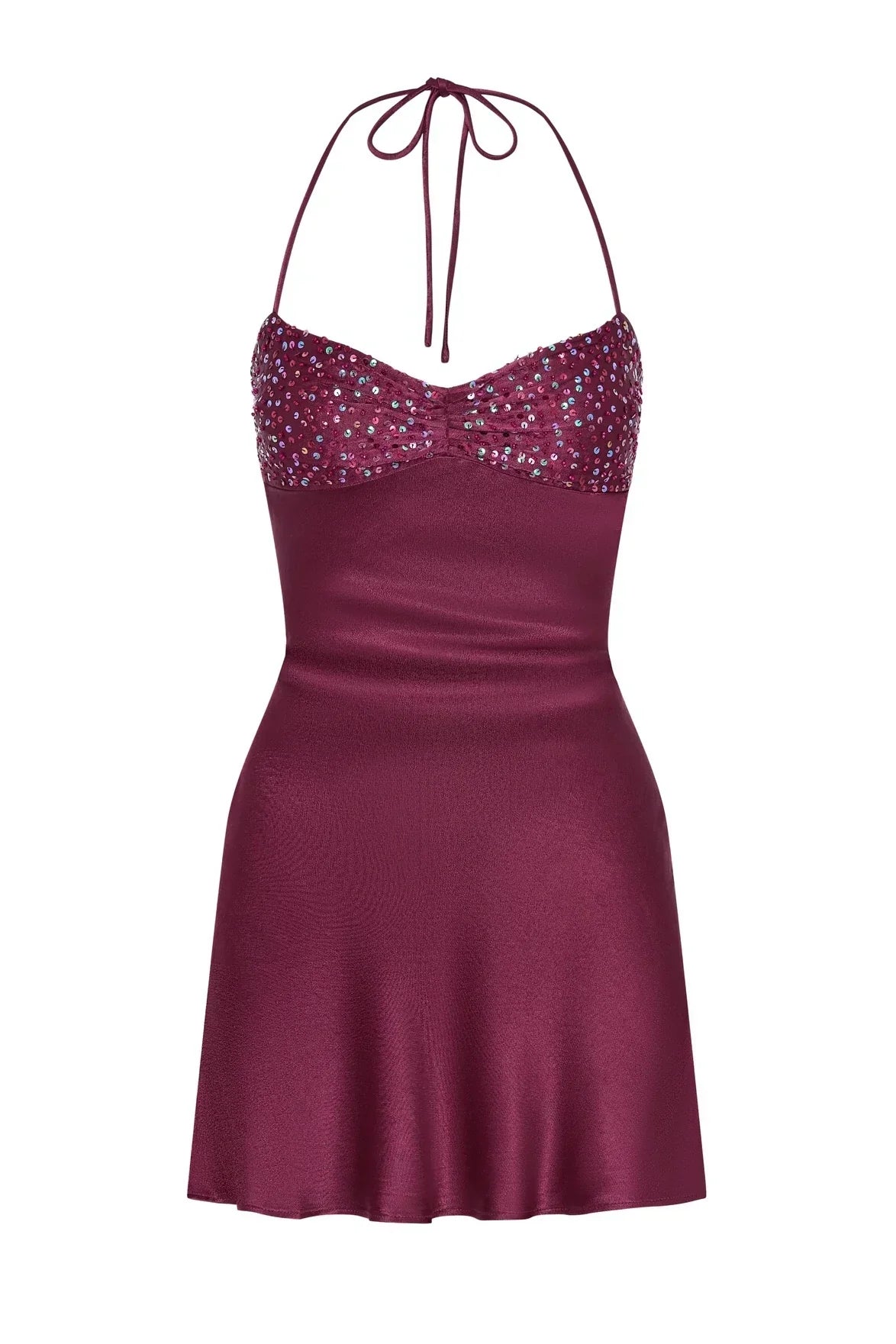 Cute Sheath Spaghetti Straps Purple Short Homecoming Dress With Beading