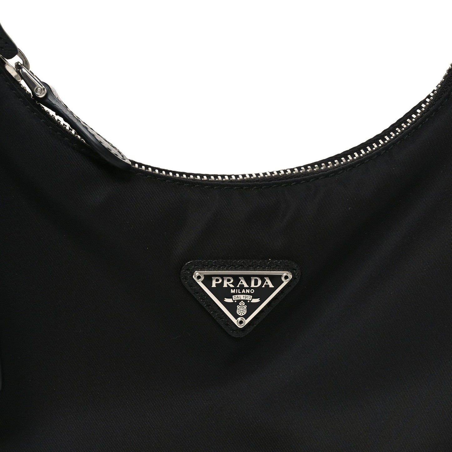 Tessuto Nylon Saffiano Mini Re-Edition 2005 Bag Black