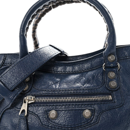 Agneau Giant 12 Silver Hardware S City Bleu Roi