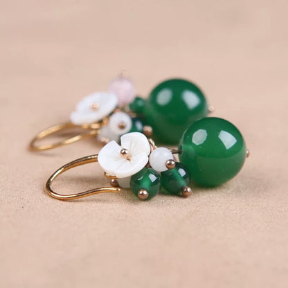 Retro Ethnic Style Tassel Earrings Women