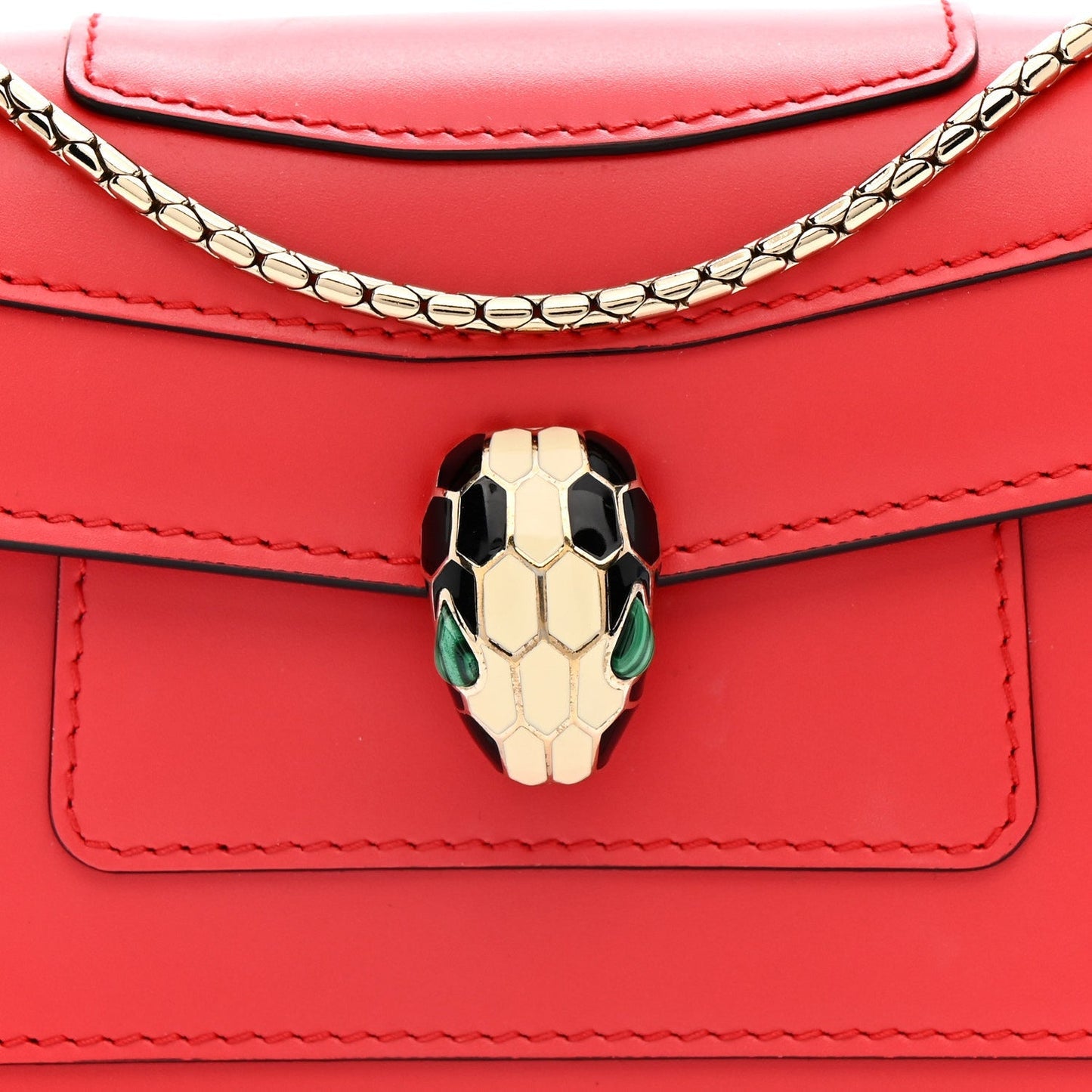 Calfskin Serpenti Forever Crossbody Bag Red