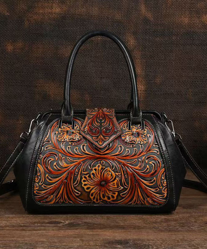 Classy Mulberry Embossed Calf Leather Tote Bag
