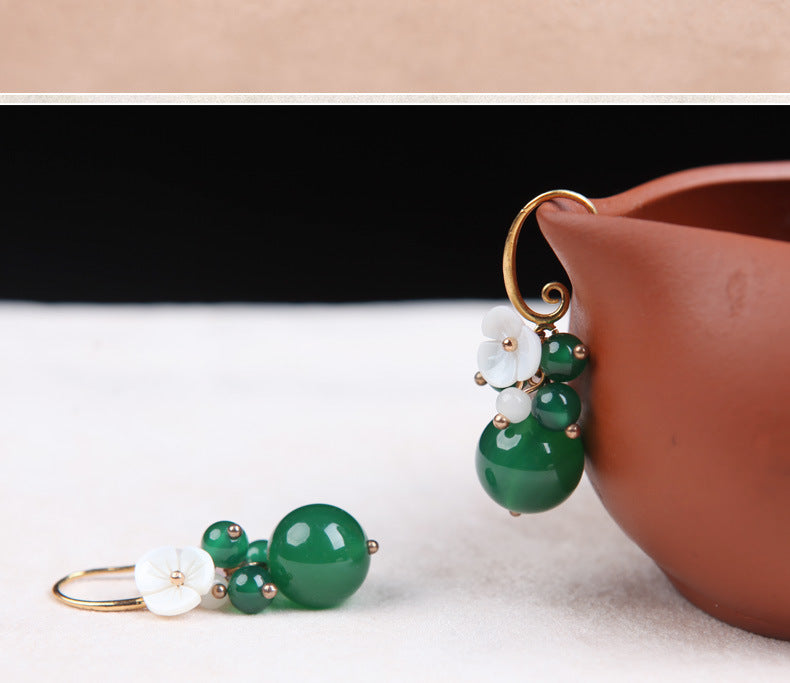 Retro Ethnic Style Tassel Earrings Women