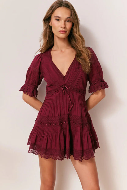 Lilias Cotton Mini Dress
