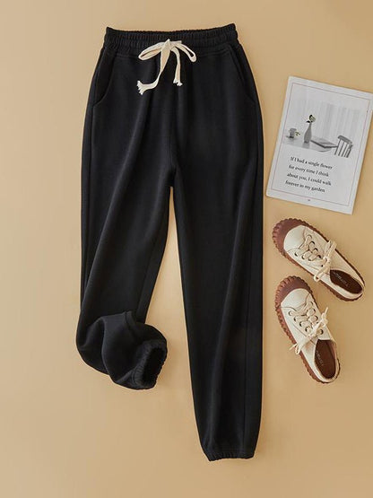 Loose And Casual Harem Cropped Ankle Pants