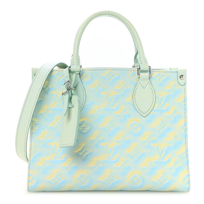 Empreinte Monogram Summer Stardust Onthego PM  Water Green