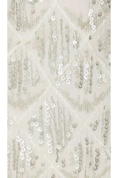 Nia Sequin Fringe Dress