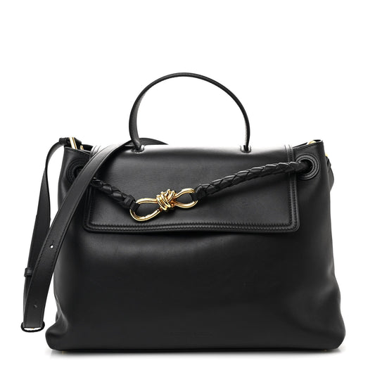 Silky Calfskin Medium Ciao Ciao Black