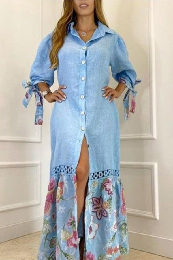 Floral Print Maxi Dress