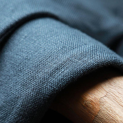 Autumn Loose Casual Cotton Linen Long Coat