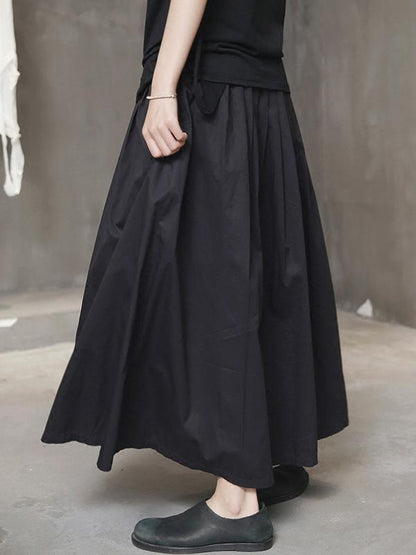 Simple Black Light Loose  Dress