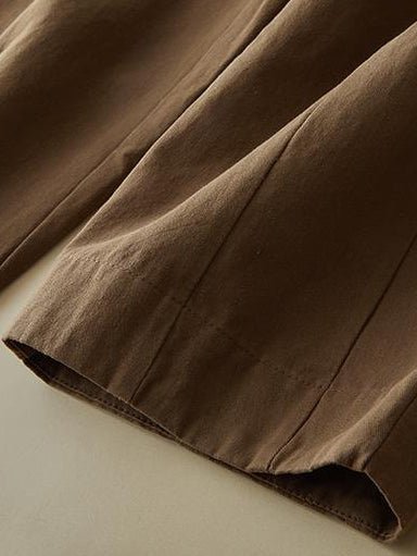 Simple Style Comfortable Elastic Waist Ladies Radish Pants