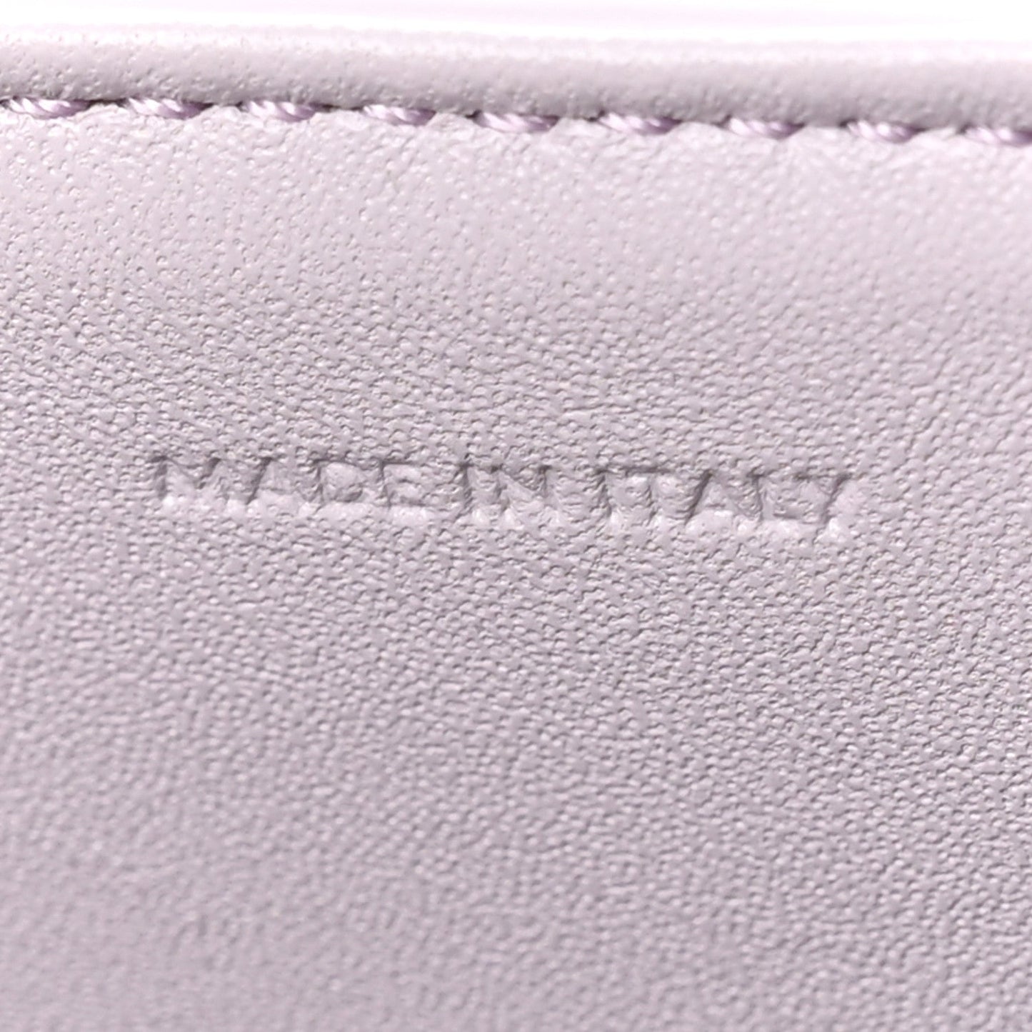 Satinated Calfskin Mini 16 Top Handle Bag Lilac