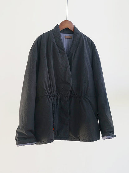 Women National Style Vintage Buckle Padded Coat