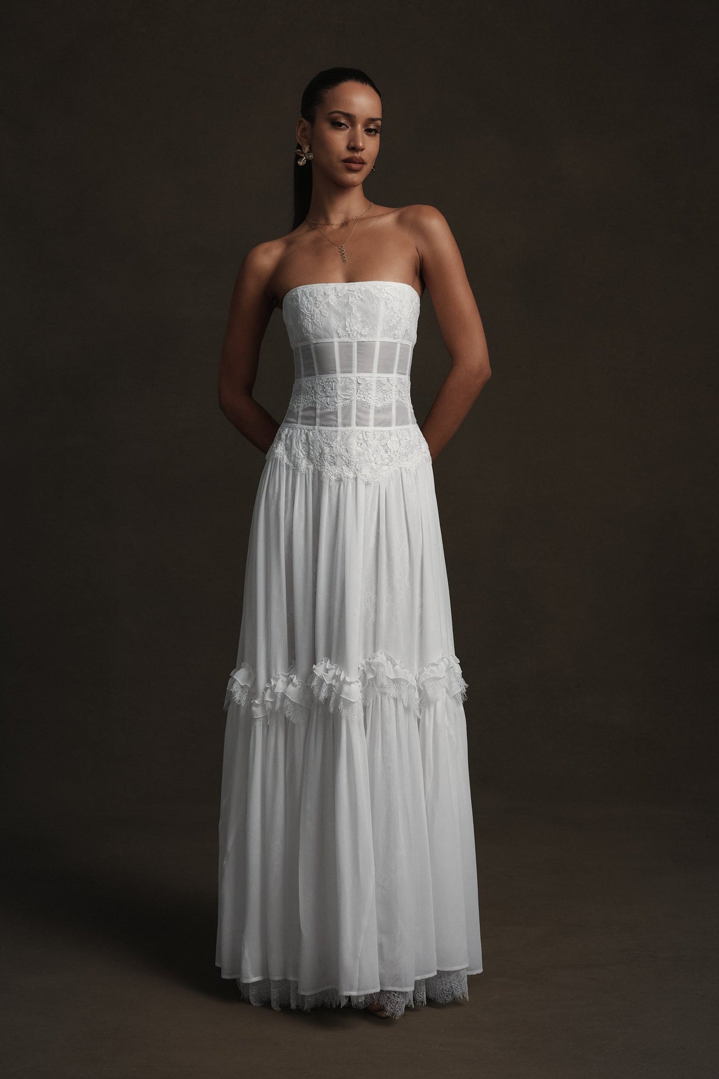 The Sloane Dress in White