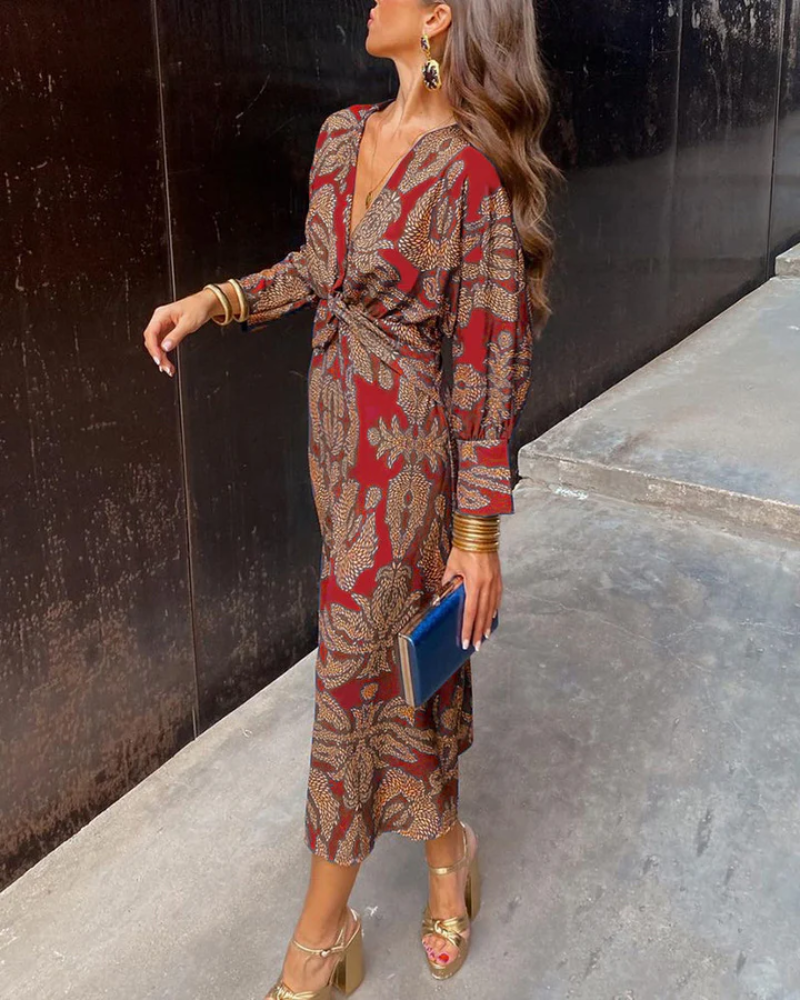 Julie™ | Women's Long Sleeve Maxi Dress