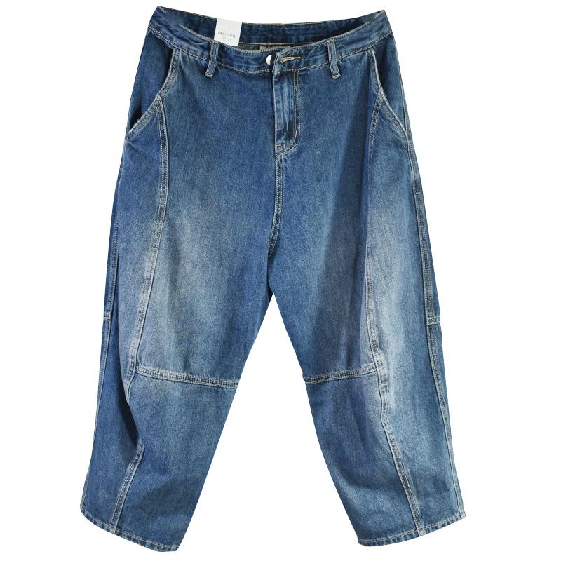 Autumn High Waist Jeans Loose