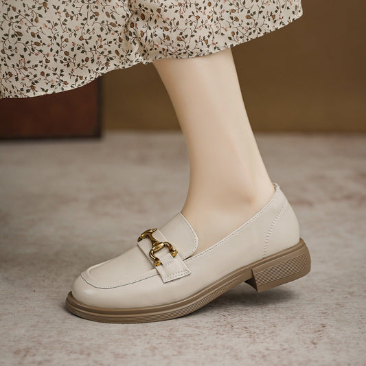 Women Autumn Casual Leather Soft Loafers