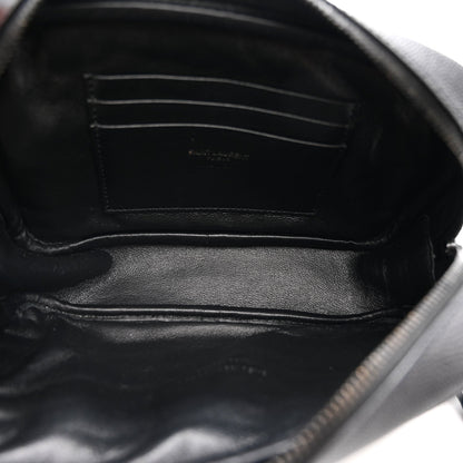 Grain De Poudre Matelasse Monochrome Monogram Mini Lou Camera Bag Black