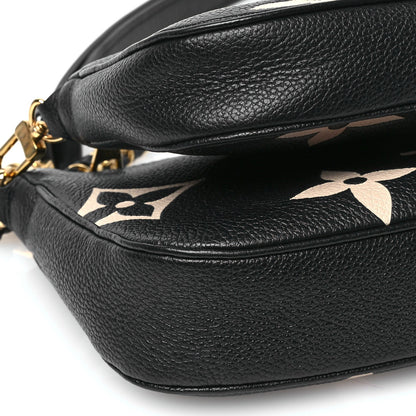 Empreinte Monogram Giant Multi Pochette Accessories Black Beige