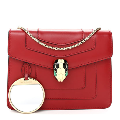 Calfskin Serpenti Forever Crossbody Bag Red