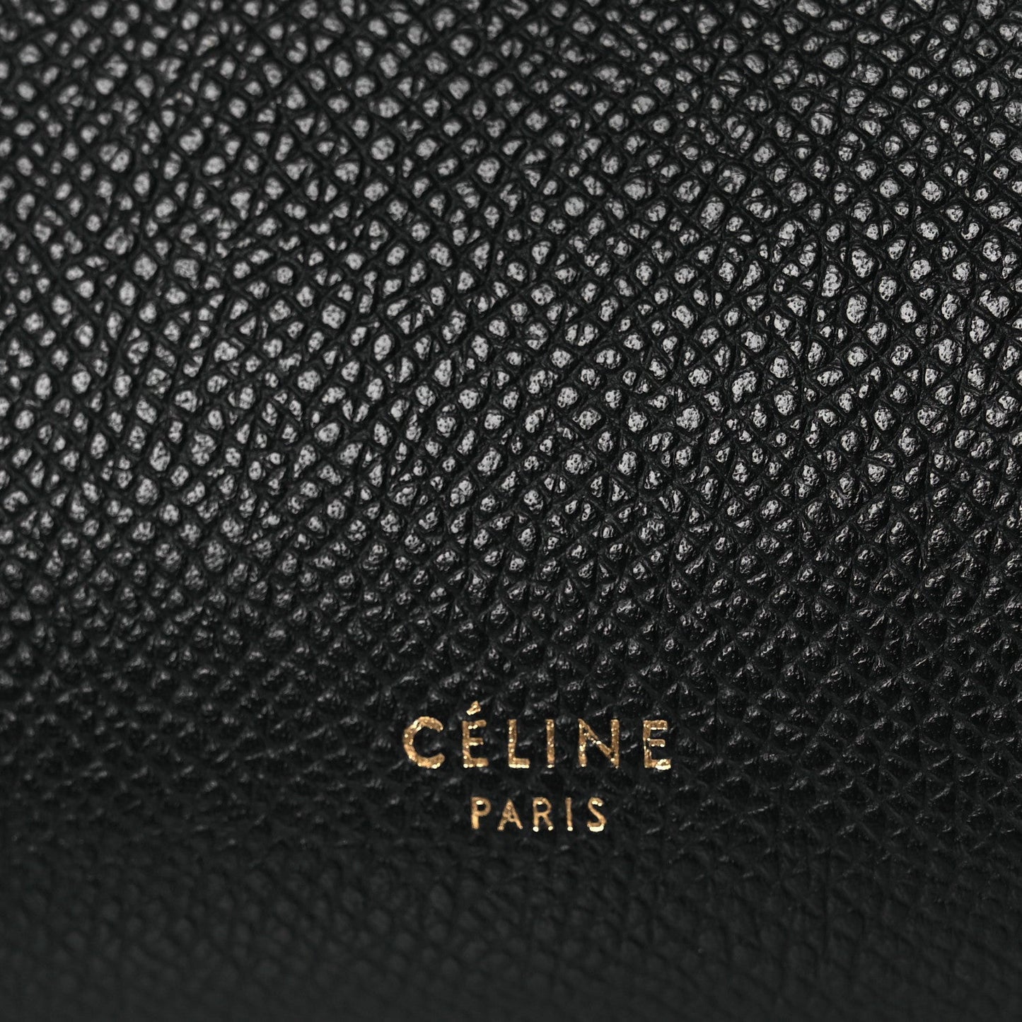 Grained Calfskin Mini Belt Bag Black