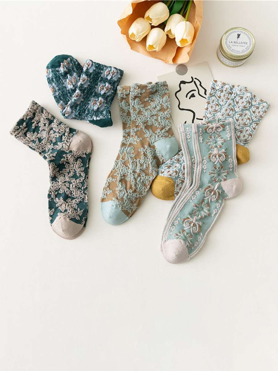 Vintage Lolita Style Boneless Socks
