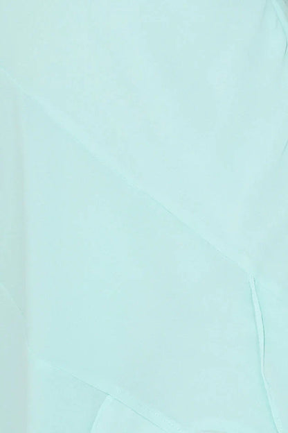 Fresh Scent Frill Maxi Dress Aqua