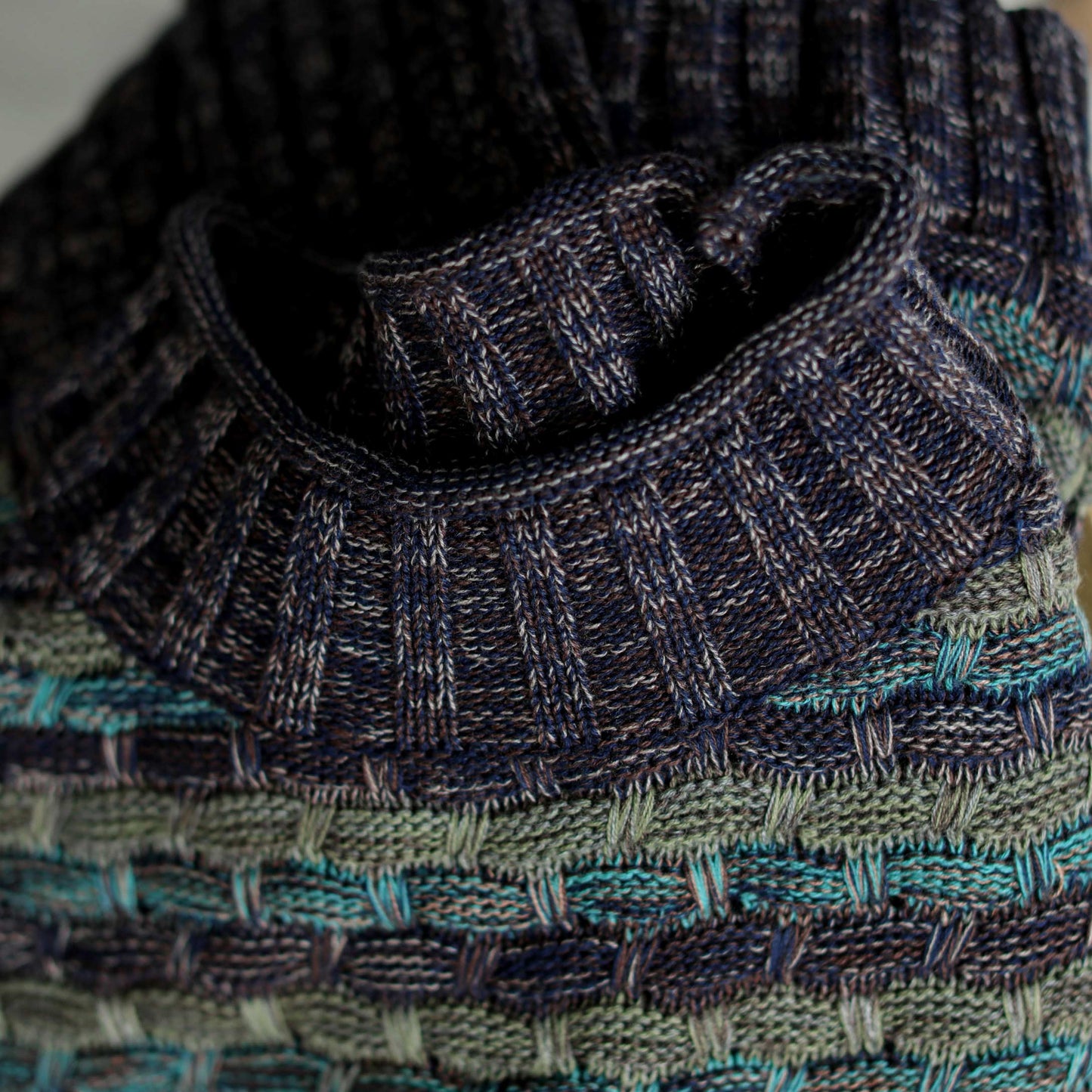 Winter Retro Knitted Stripe Loose Pullover Sweater